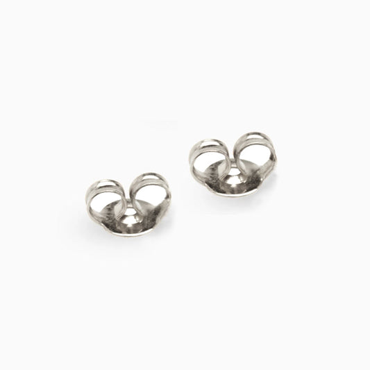 Earring Backs | White Gold