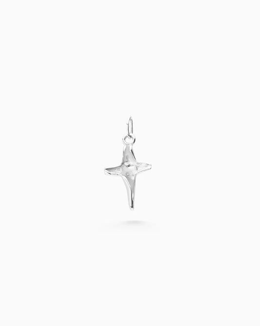 Folded Cross Charm | Silver - Available Now