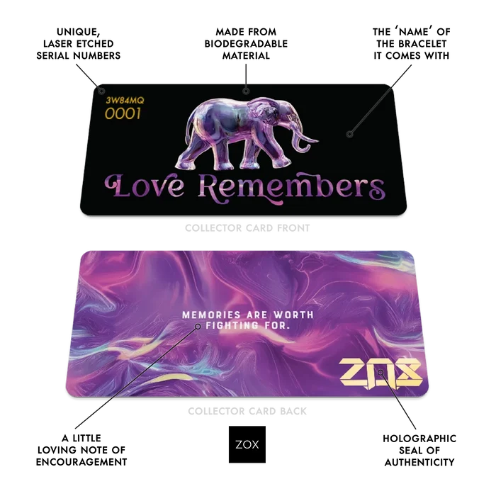Love Remembers Alzheimer's Bracelet