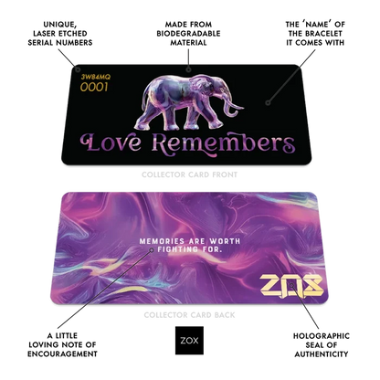 Love Remembers Alzheimer's Bracelet