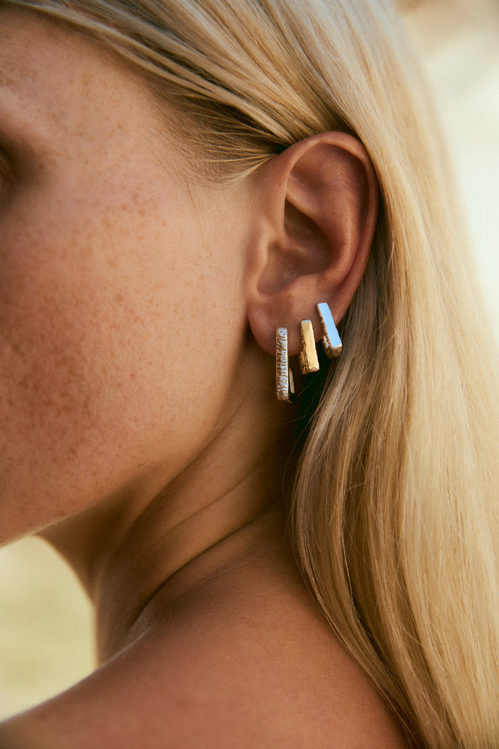 Mini Ember Earring | Silver