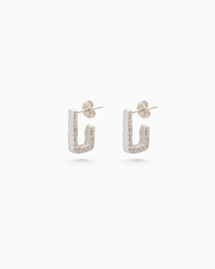 Mini Ember Earring | Silver