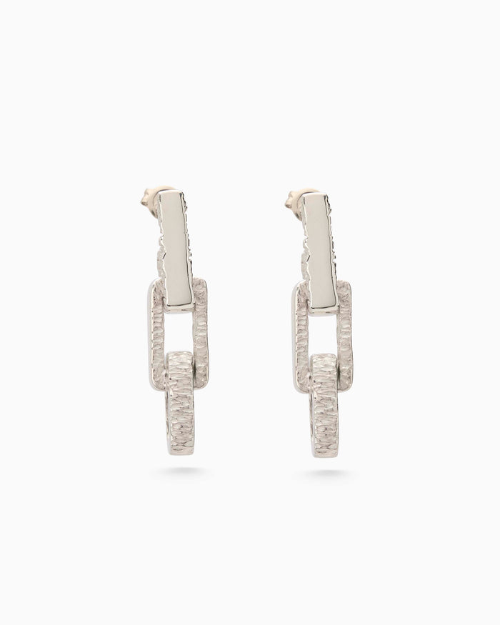 Mini Ember Earring | Silver