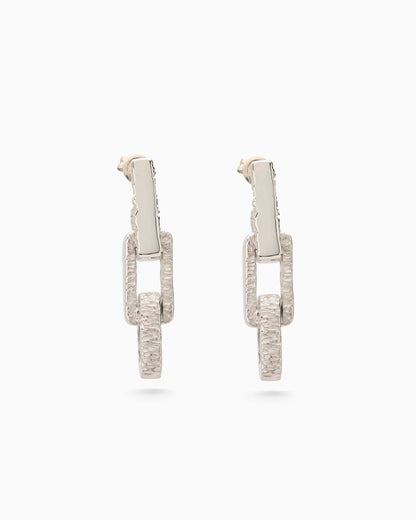 Mini Ember Earring | Silver