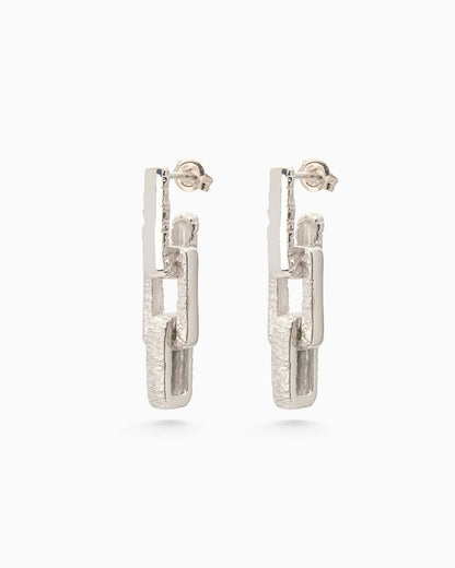 Mini Ember Earring | Silver