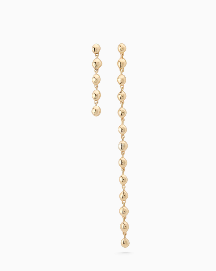 Ripple Drop Earring | Yellow Gold