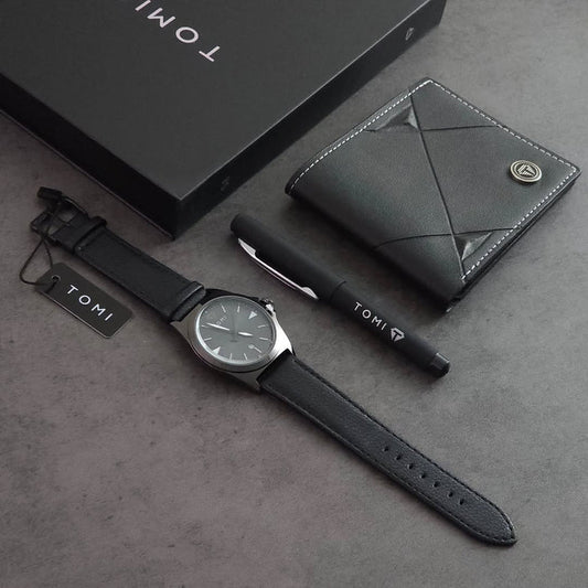 TOMI S8 Series T-041 Gift Set Watch With Wallet And Pen