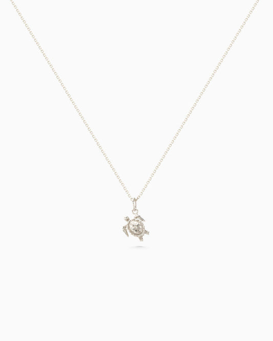 Turtle Pendant | Silver