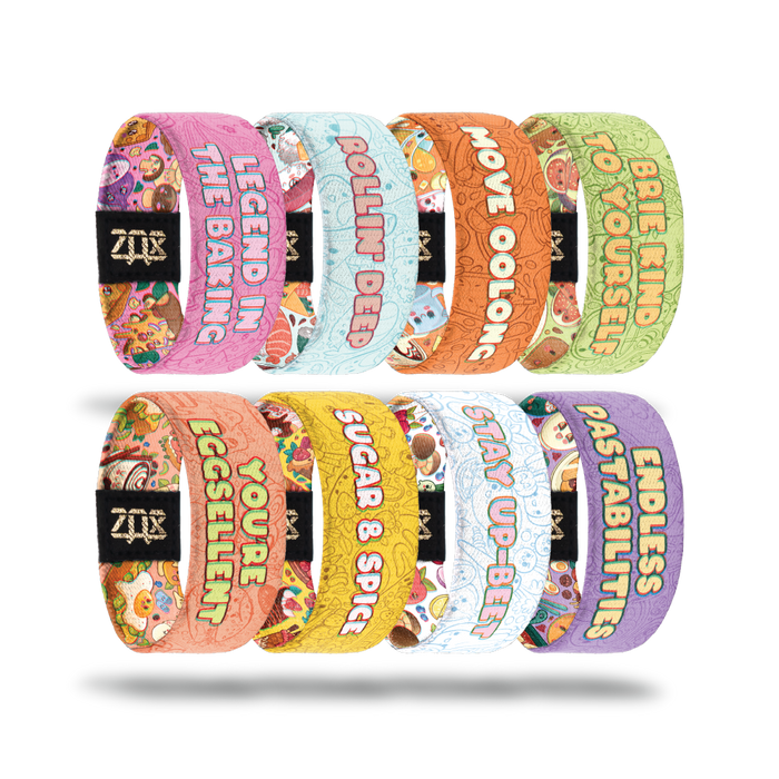 Inside of each 8 wristbands